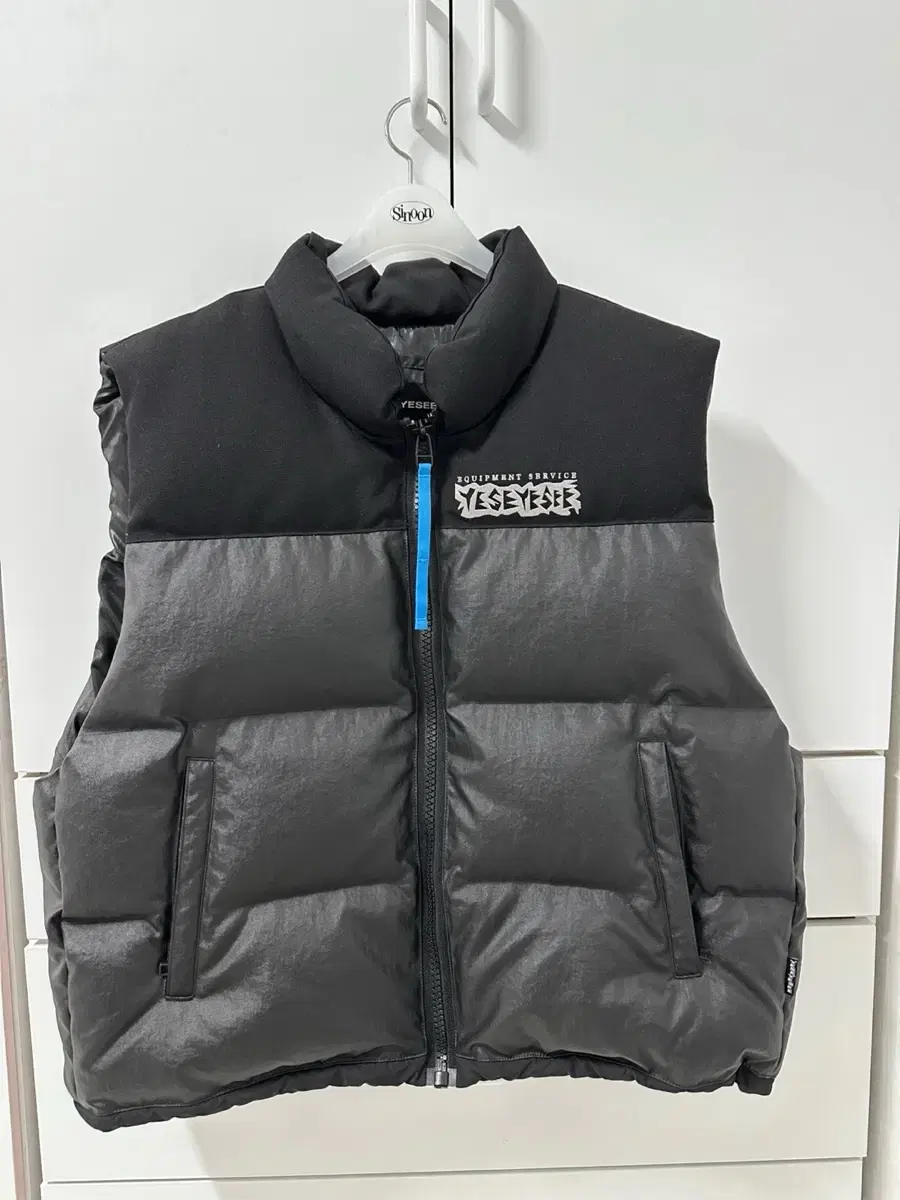 예스아이씨 패딩 조끼 베스트 Hooligans Down Vest Blac